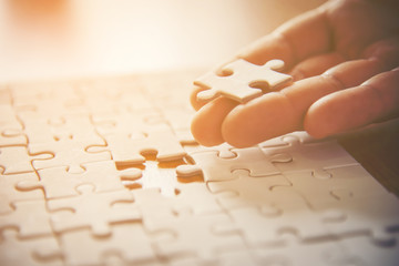 close up of a puzzle game parts