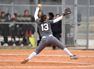 Fast Pitch Softball Pitcher Throwing a Strike