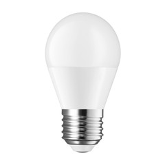 Light bulb LED isolated on white background