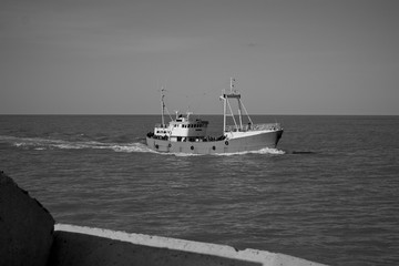 Fisherman Boat on the way to work
