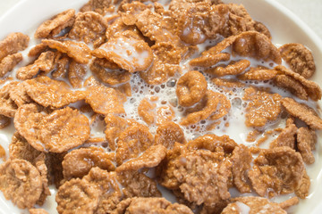 cornflakes with milk