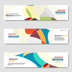 Banner, abstract web template