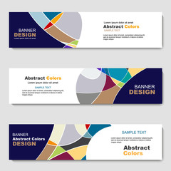 Banner, abstract web template