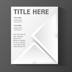 minimal geometric template label vector illustration design