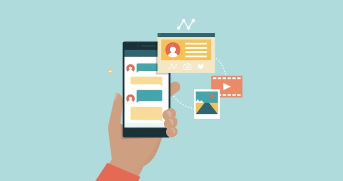 Social media and instant messaging app