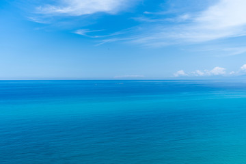 Blue sea horizon