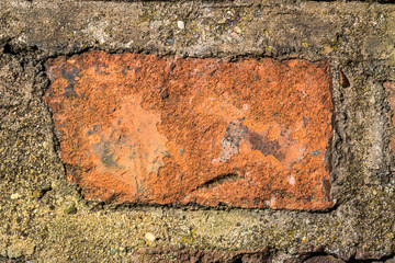 Hintergrund Textur rotes Mauerwerk