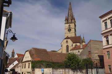 Obraz premium Evangelical Cathedral in Sibiu, Transylvania, Romania