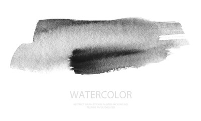 Abstract watercolor brush strokes painted background. Texture paper.