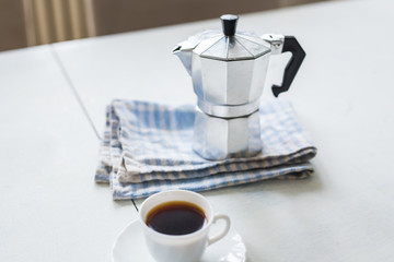 The morning of each person begins with coffee