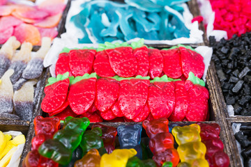 The most delicious jelly gummy bears and other candies