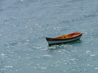 La barca en el mar