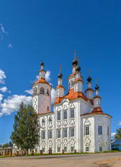 Fototapeta na wymiar The Church of the Entry into Jerusalem, Totma, Russia
