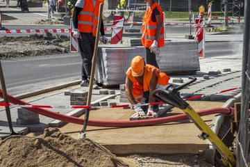 Rrepair work on the road