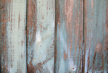 fondo de tablas de madera pintada de verde descolorido y viejo