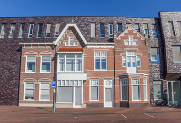 Fototapeta na wymiar Contemporary house in the center of Coevorden, Netherlands