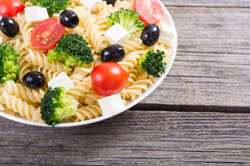 Pasta salad with ingridient