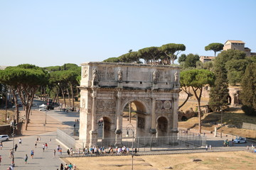 The Arco di Costantino in Rome Italy 