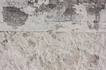Gray grunge background of concrete, cement,  white plaster