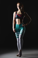 beautiful sports figure