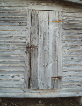 Old farm door, texture, grey