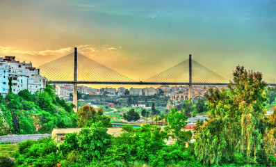 The Salah Bey Viaduct across the Rhummel Canyon in Constantine, Algeria