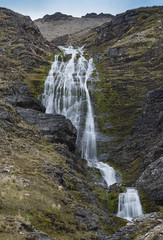 Shackelton's Waterfall, Fortuna Bay, South Georgia Island, Antarctic