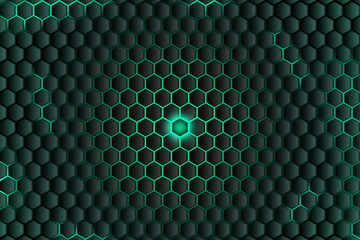 Hex Particles Background