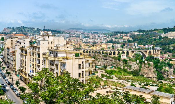 Skyline of Constantine, a major city in Algeria