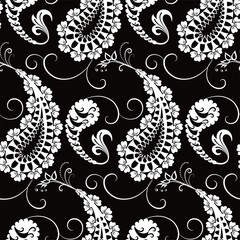 Vector paisley pattern