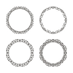 Ornamental round frames