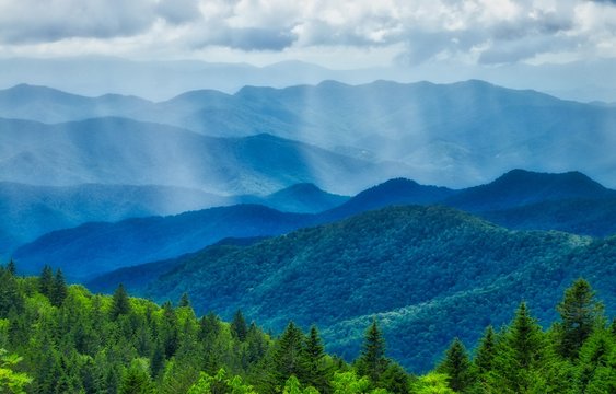 Blue Ridge Parkway in North Carolina