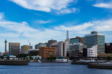  (神奈川県ｰ湾岸風景)横浜中心部の風景１