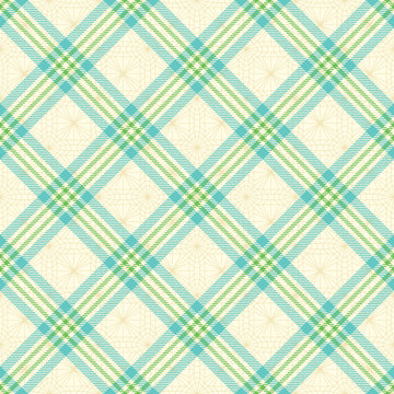 Diagonal tartan inspired vector seamless pattern background 1