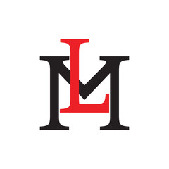 ML logo letter design