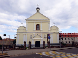 Novogrudok, Belarus - June 12, 2018: Church of St. Michael the Archangel, Catholic Church in Novogrudok