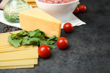 Dough for lasagna