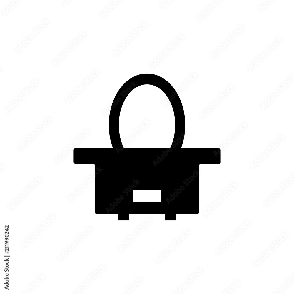 Aufkleber mirror with mirror glyph icon. element of furniture icon for mobile concept and web apps. this mirro