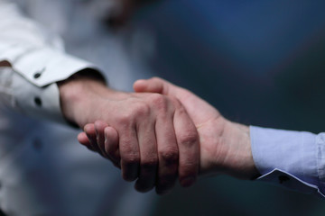 Fototapeta na wymiar close up.confident handshake of business people