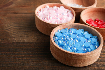 Fototapeta na wymiar Set of different beads