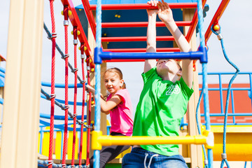 Physical development at the playground