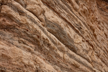 Detail of Eroded Rock Face in Castle Rock Badlands