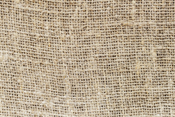 Burlap, Sackcloth background with visible texture copy space for text and other web print design...