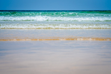 Turquoise blue sea in St. Ives