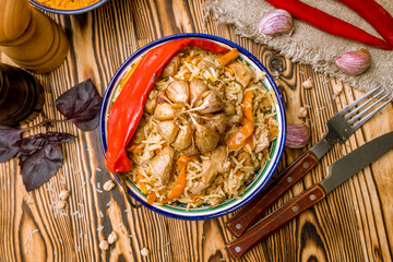 pilaf with chicken