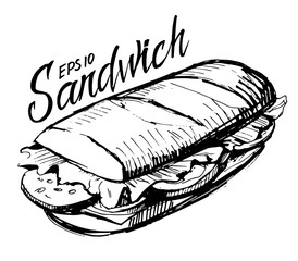 Sketch of sandwich