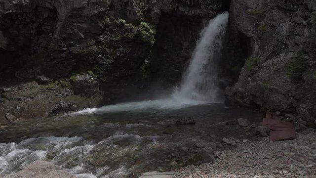 Whitmore Falls Near Lake City, Colorado Steady Shot