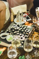 Appetizers in a Mediterranean wedding, a single-bite snack