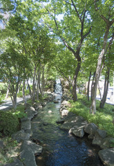 小松川境川親水公園の水源（東京都江戸川区）