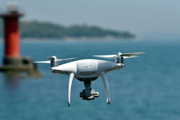 ドローン 空 ,海&nbsp; 灯台